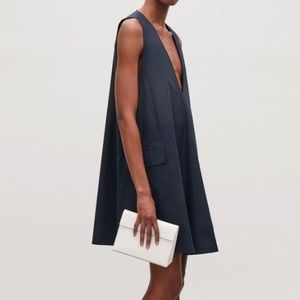 COS deep v neck dress